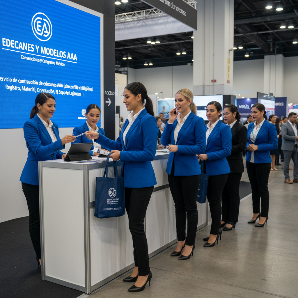 Edecanes AAA para Convenciones y Congresos