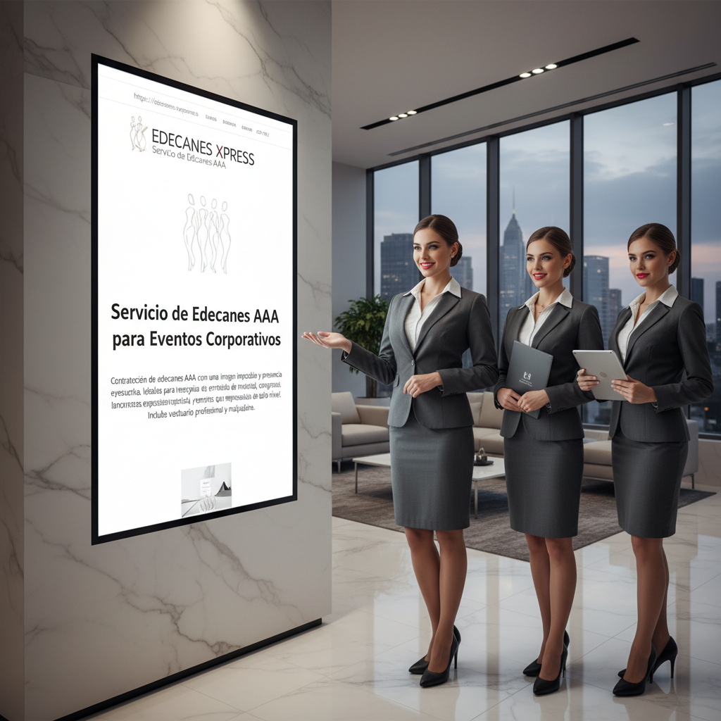 Servicio de Edecanes AAA para Eventos Corporativos