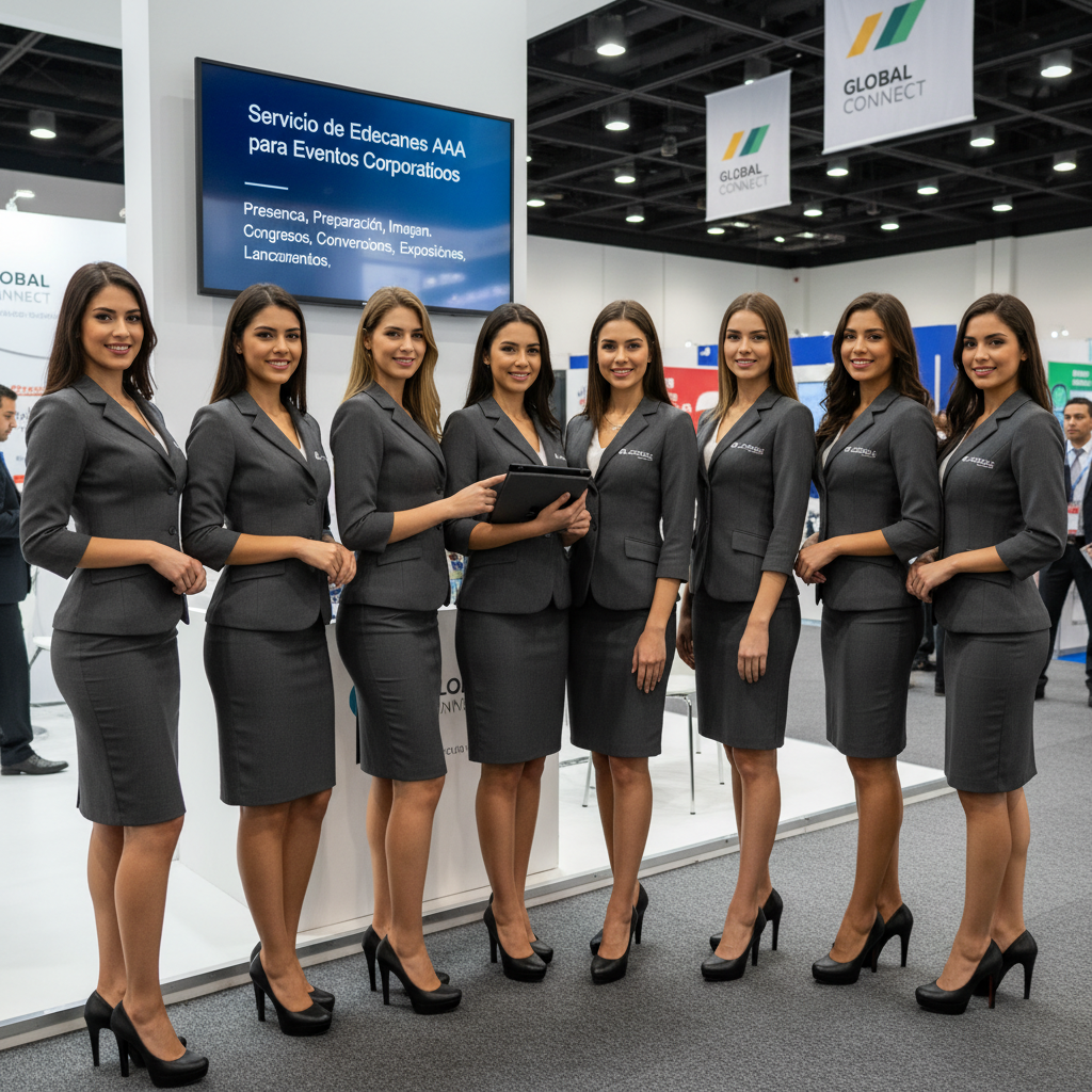 Servicio de Edecanes AAA para Eventos Corporativos