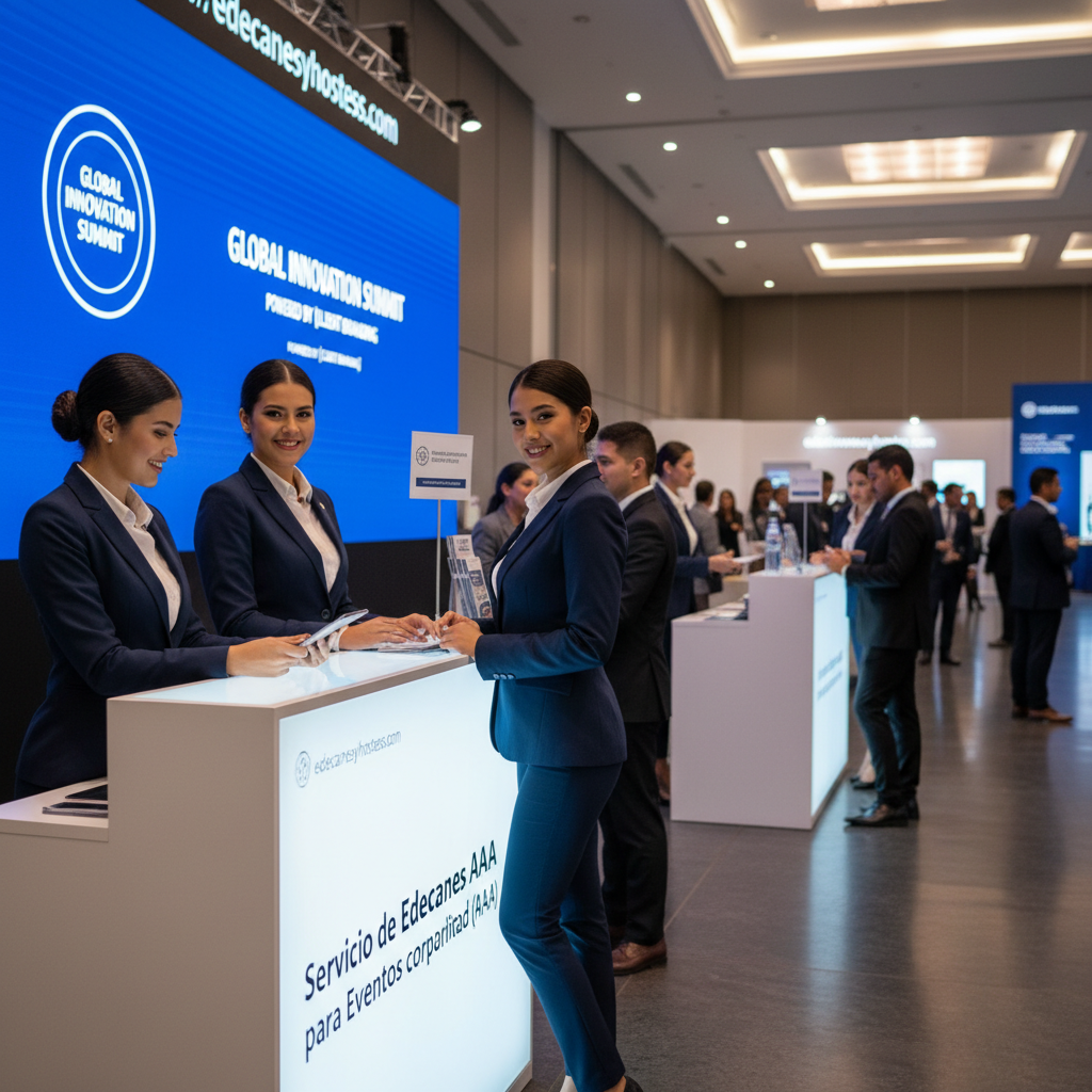 Servicio de Edecanes AAA para Eventos Corporativos