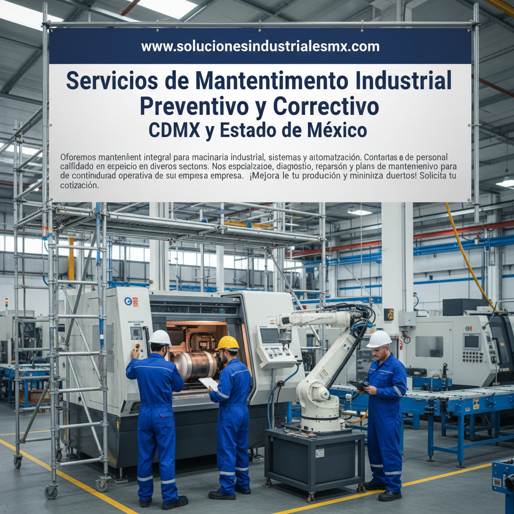 Servicios de Mantenimiento Industrial Preventivo y Correctivo CDMX y Estado de México