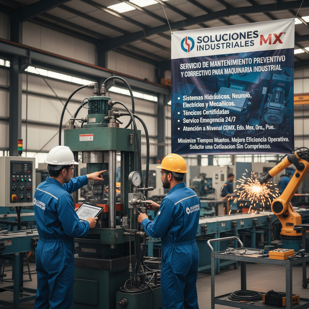 Servicio de Mantenimiento Preventivo y Correctivo para Maquinaria Industrial