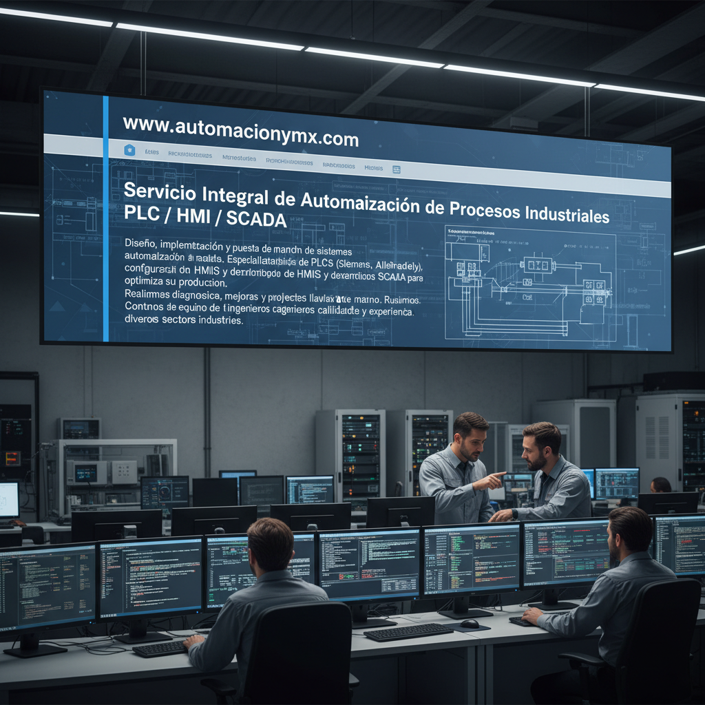Servicio Integral de Automatización de Procesos Industriales PLC / HMI / SCADA
