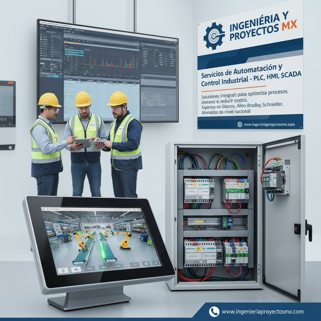 Servicios de Automatización y Control Industrial - PLC, HMI, SCADA