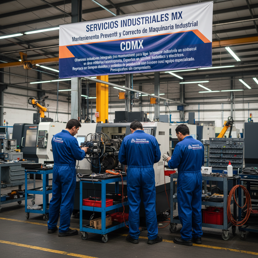 Mantenimiento Preventivo y Correctivo de Maquinaria Industrial - CDMX