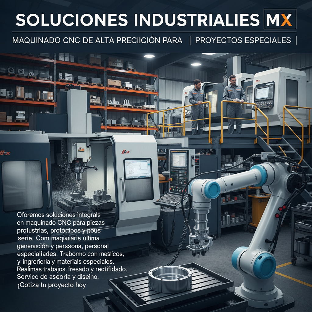 Maquinado CNC de Alta Precisión para la Industria | Proyectos Especiales