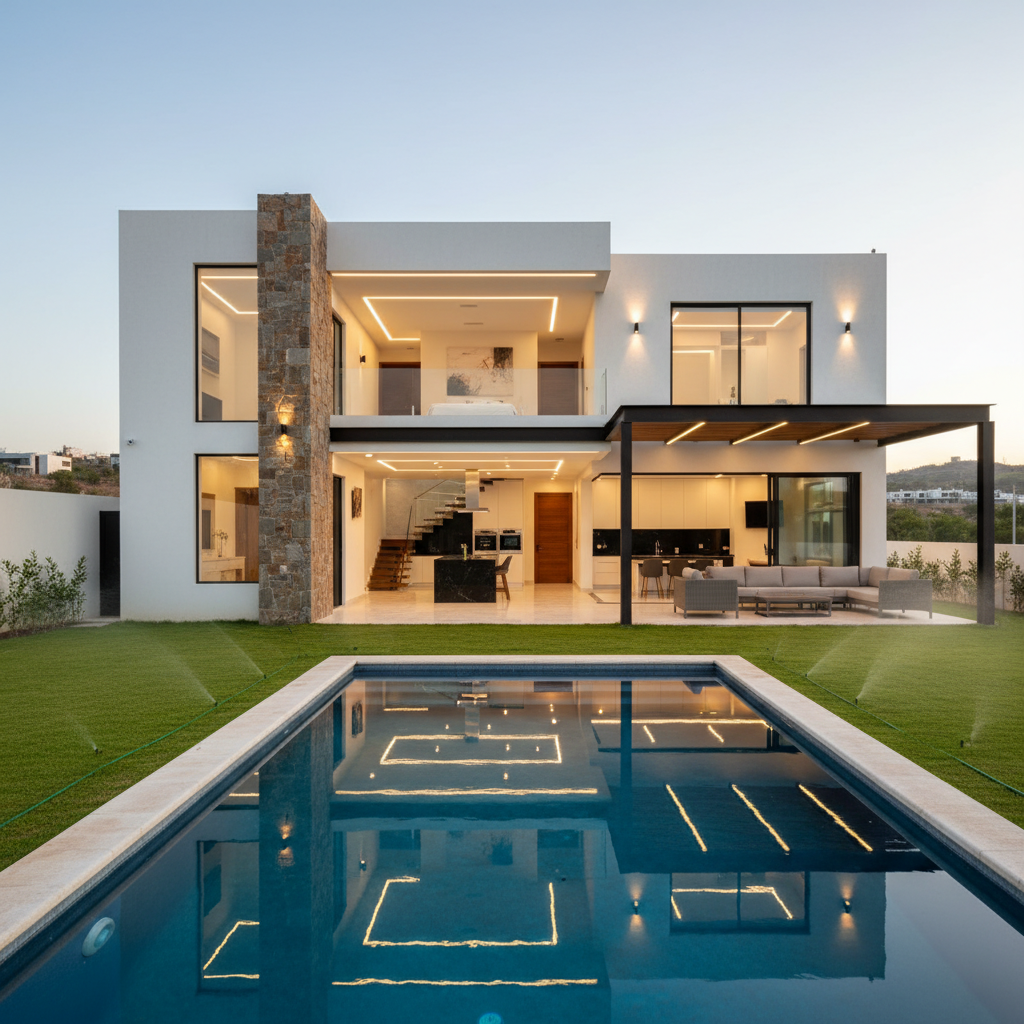 Casa en Venta con Jardín y Alberca en Juriquilla, Querétaro