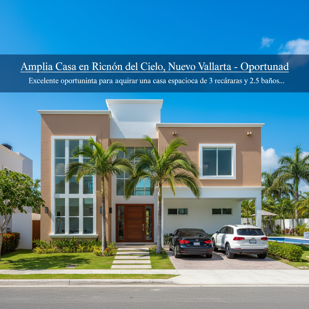 Amplia Casa en Rincón del Cielo, Nuevo Vallarta - Oportunidad