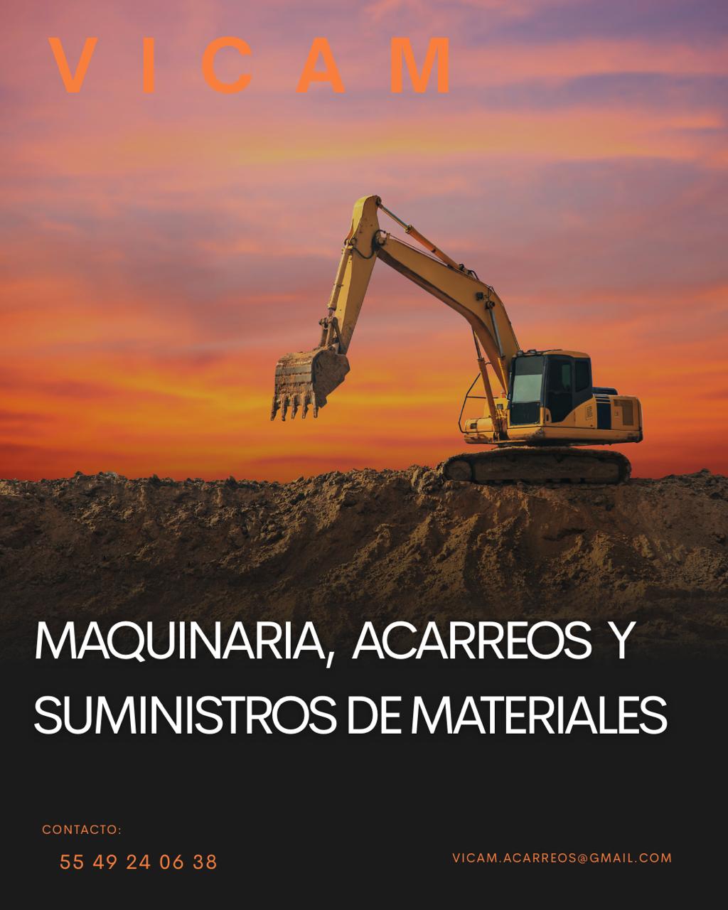 Acarreos maquinaria pesada vicam