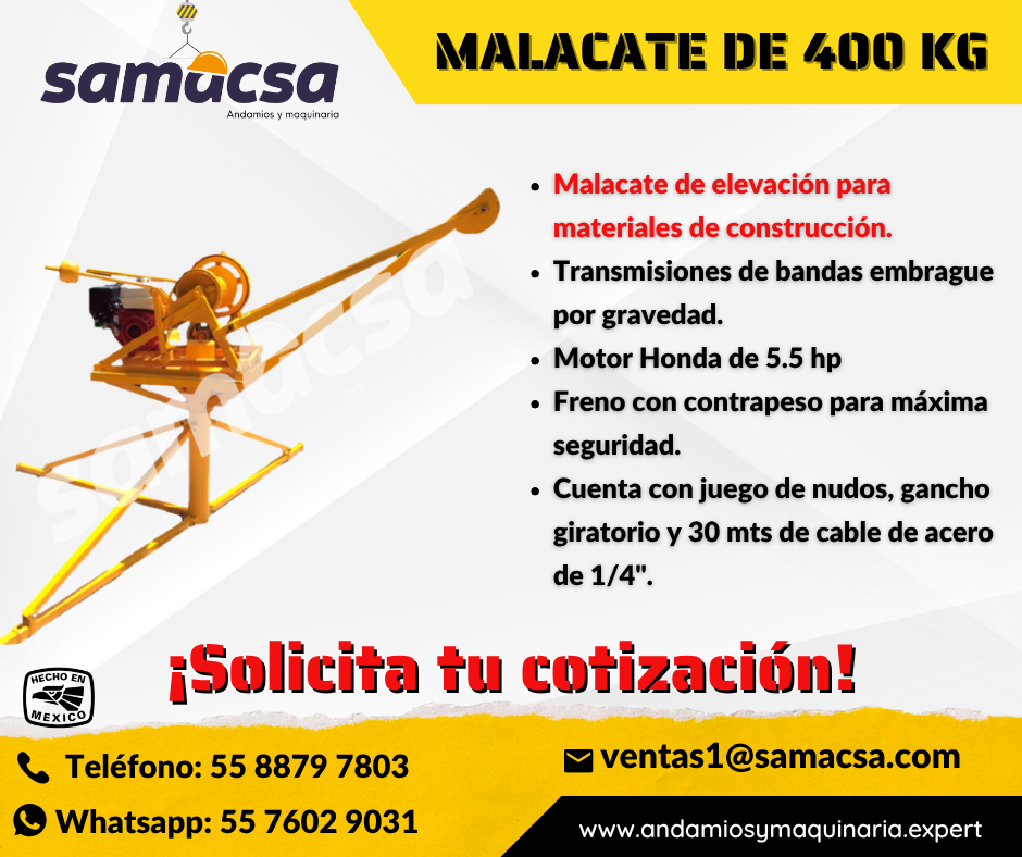 MALACATE INTEGRAL SAMACSA 500 KG