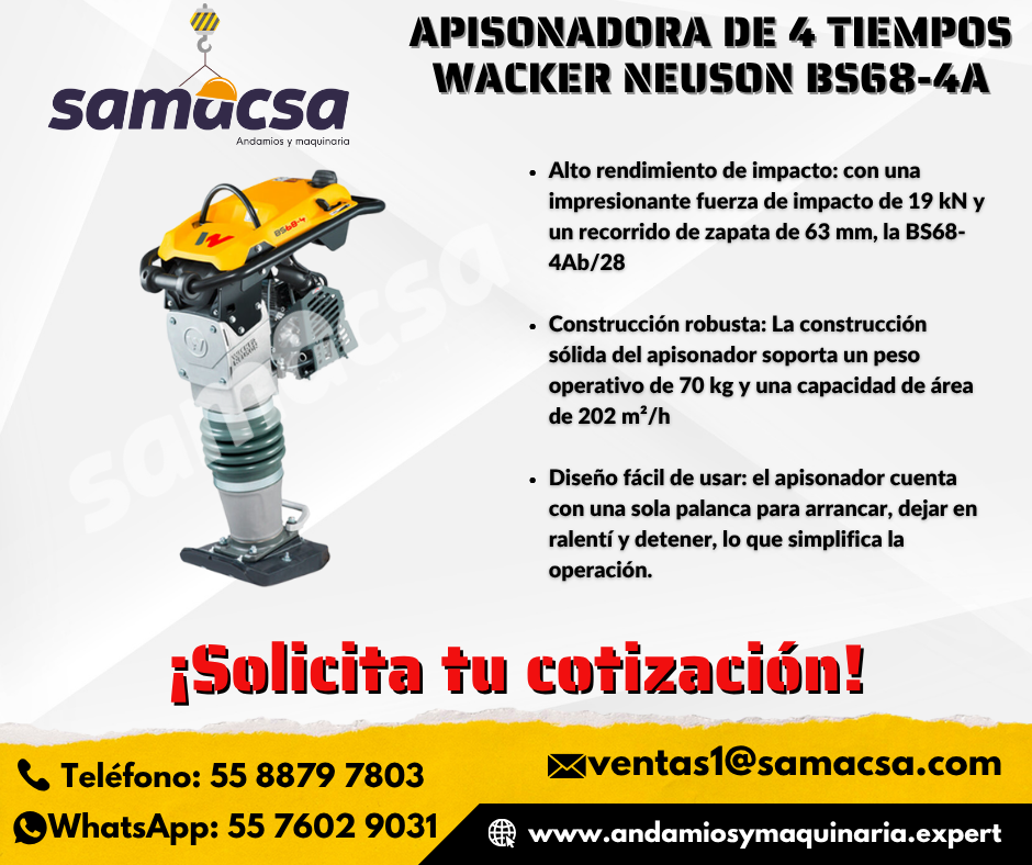 APISONADORA / BAILARINA WACKER NEUSON - SAMACSA