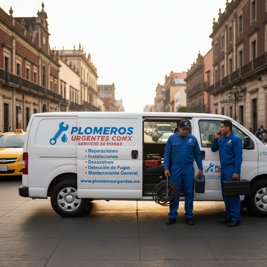 Plomeros Urgentes CDMX - Servicio 24 horas