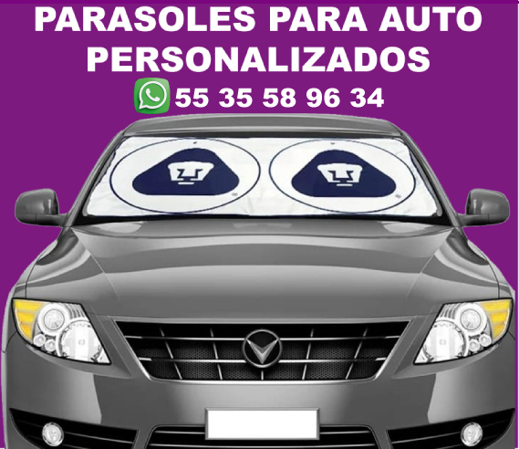 PARASOLES PARA AUTO PERSONALIZADOS PARA CAMPAÑAS PUBLICITARIAS