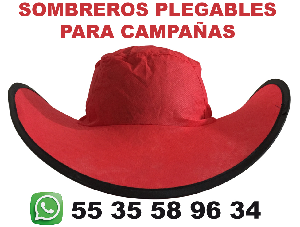 SOMBREROS PLEGABLES PARA CAMPAÑAS PUBLICITARIAS PERSONALIZADOS