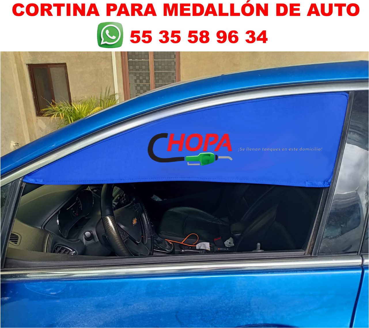 CORTINAS PARA VENTANAS DE AUTOS PARA CAMPAÑAS DE TAXIS
