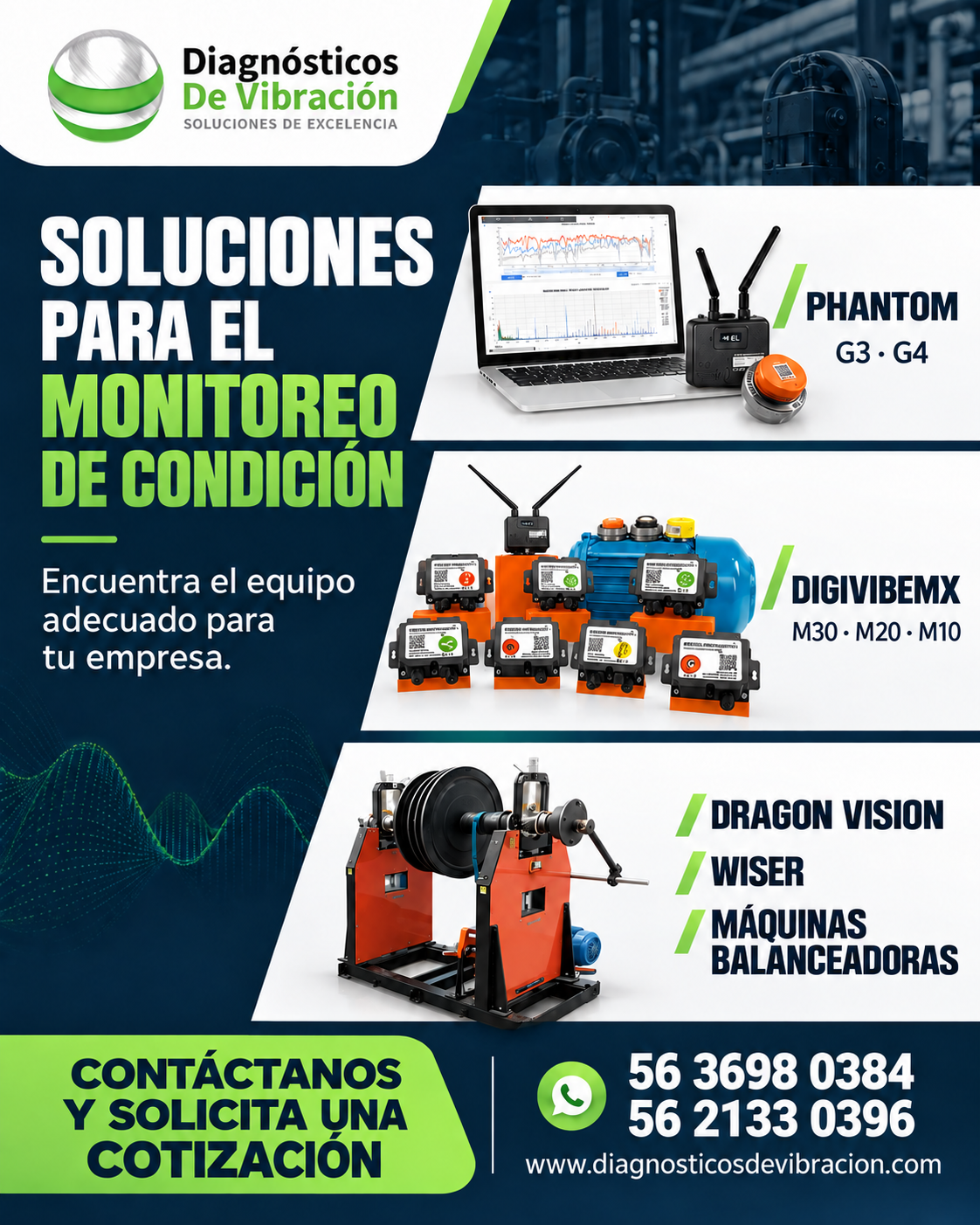Equipo para diagnóstico industrial