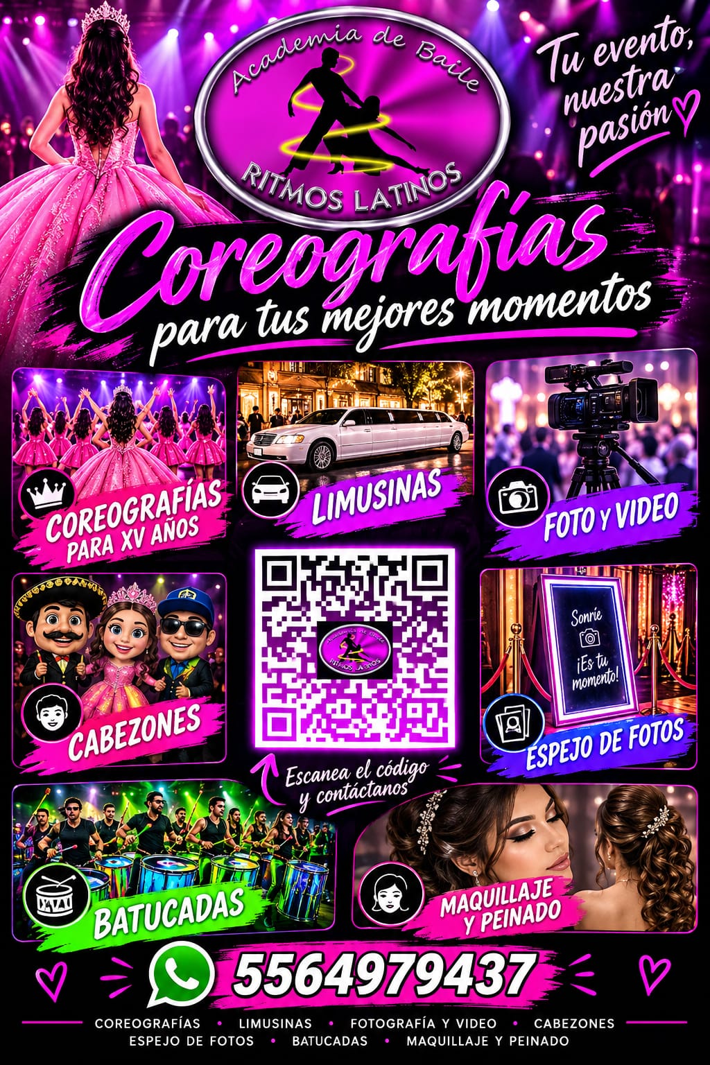 coreografias profecionales para xv años azcapotzalco