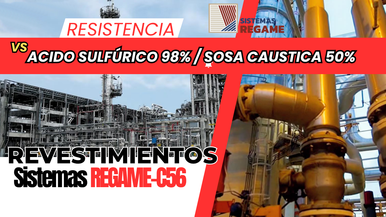 RECUBRIMIENTO ANTIÁCIDO PARA CONCRETO PARA ÁCIDO SULFÚRICO AL 98% REGAME