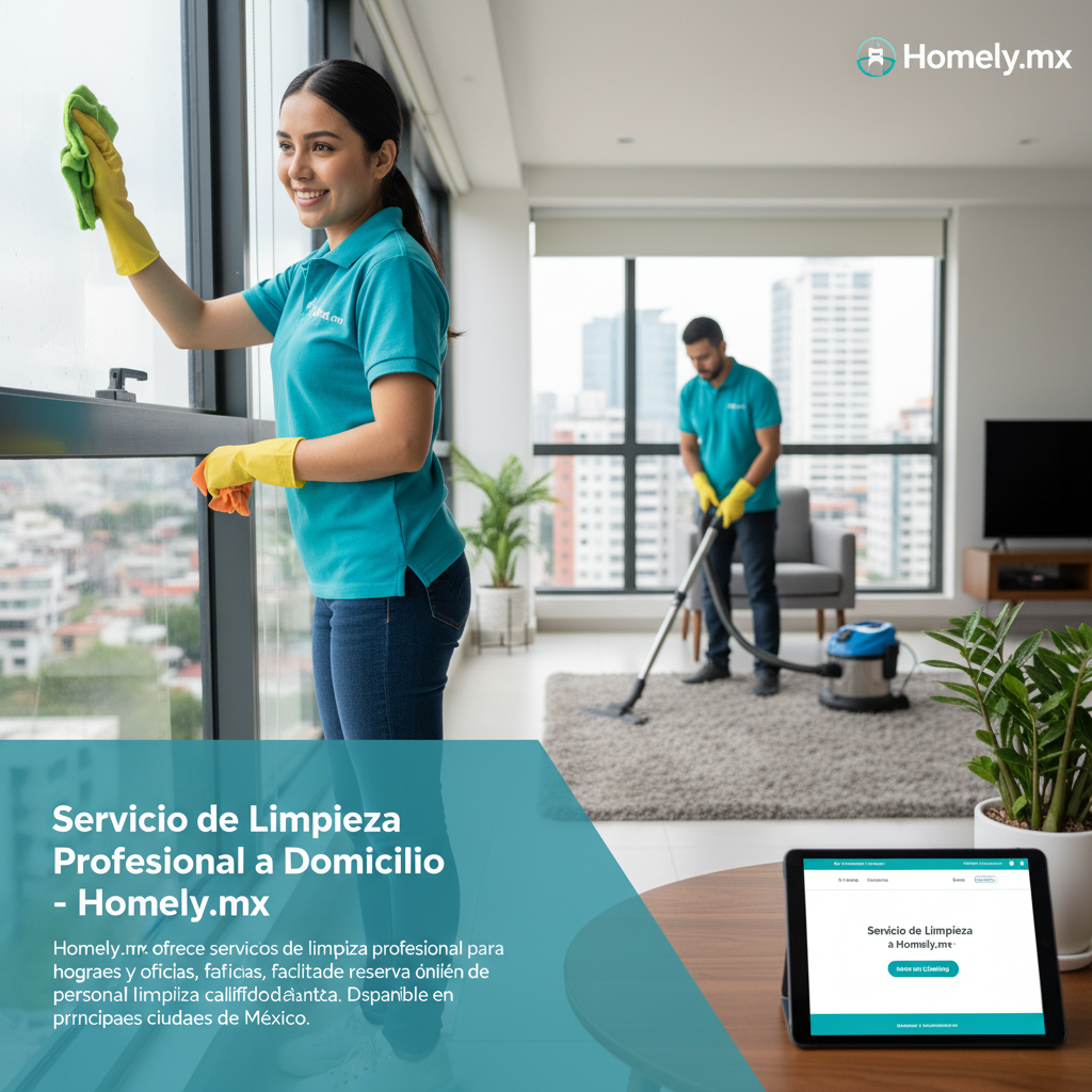 Servicio de Limpieza Profesional a Domicilio - Homely.mx