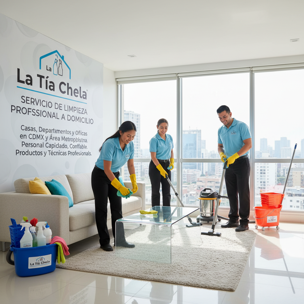 Servicio de Limpieza Profesional a Domicilio - La Tía Chela