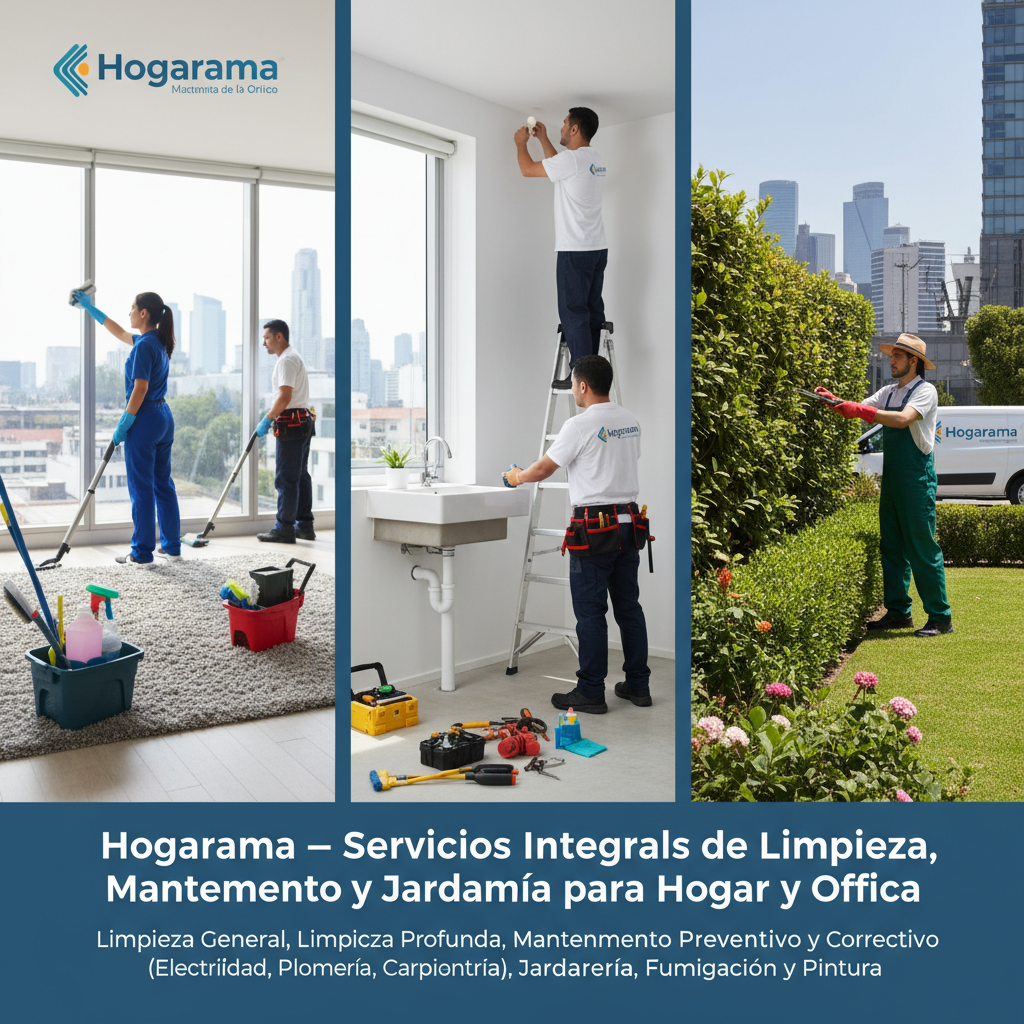 Servicios Integrales de Limpieza, Mantenimiento y Jardinería para Hogar y Oficina