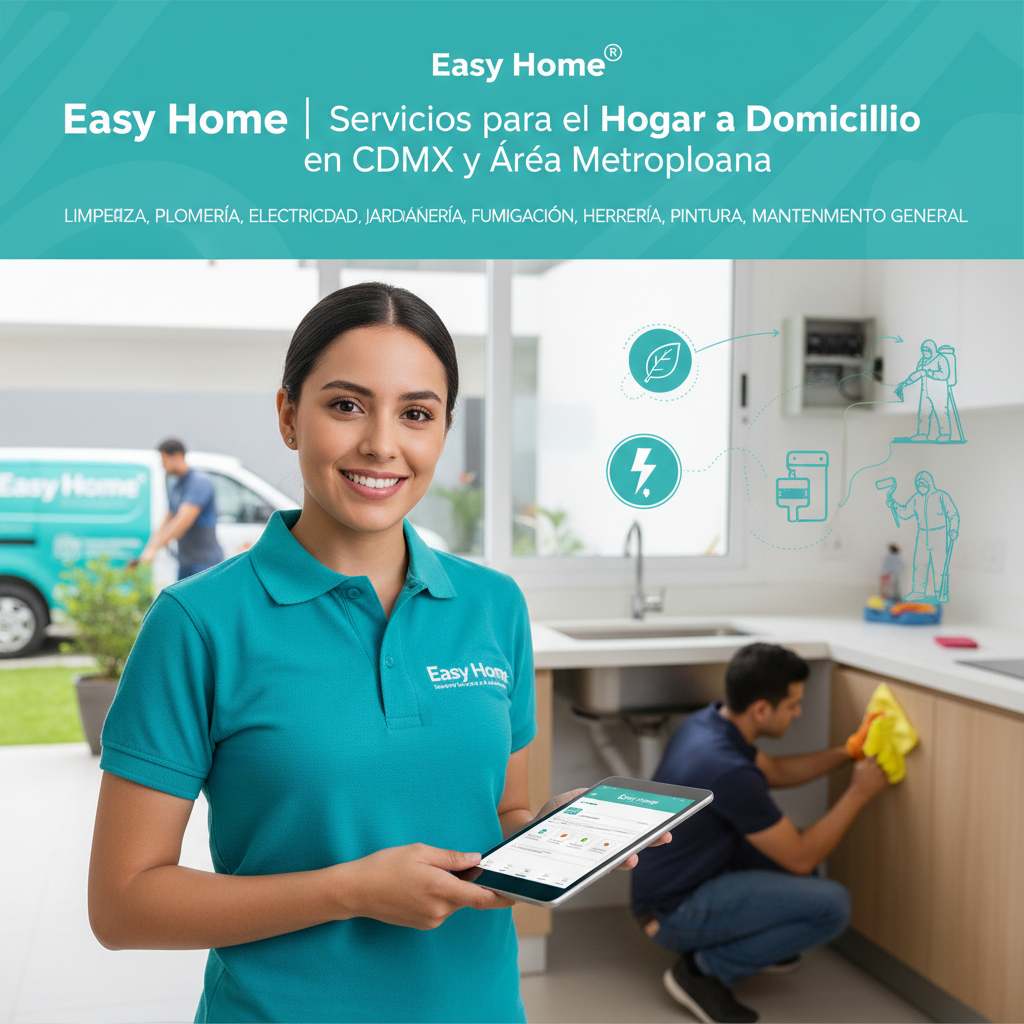 Easy Home | Servicios para el Hogar a Domicilio en CDMX y Área Metropolitana