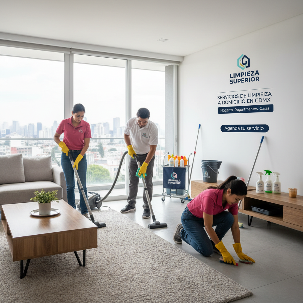 Servicios de Limpieza a Domicilio en CDMX | Limpieza Superior