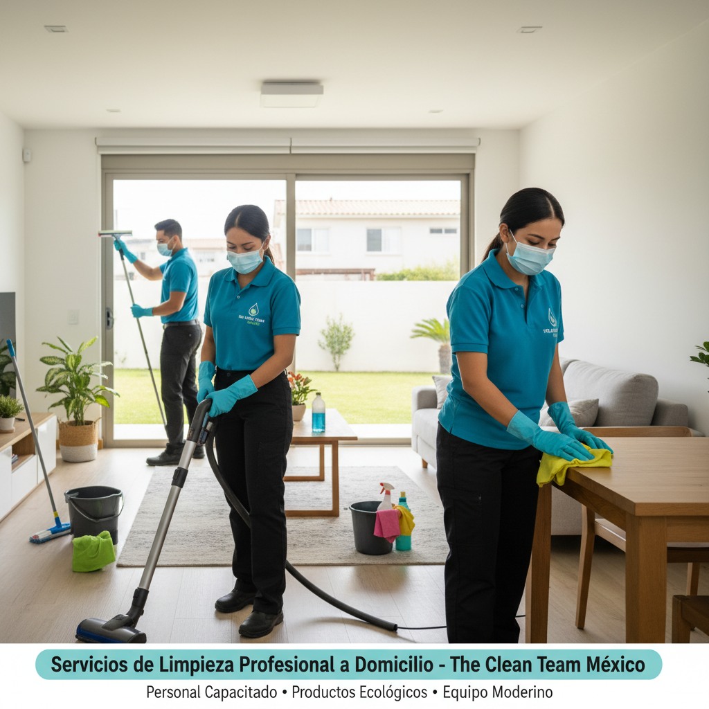 Servicios de Limpieza Profesional a Domicilio - The Clean Team México