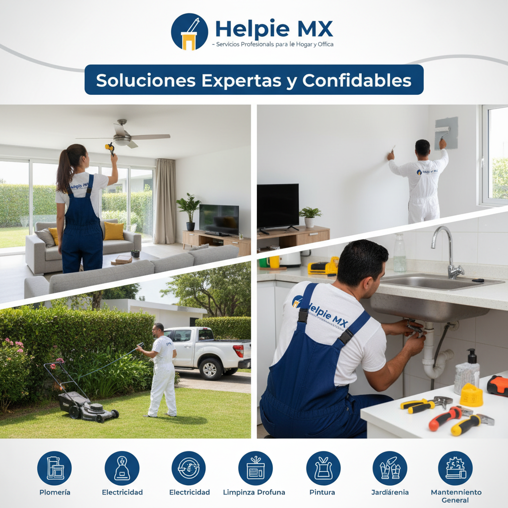 Helpie MX - Servicios Profesionales para el Hogar y la Oficina