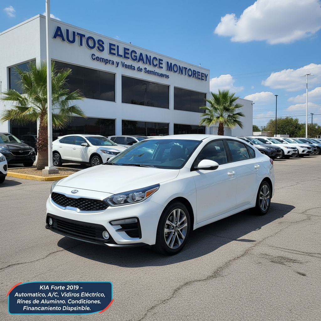 Autos Elegance Monterrey - KIA Forte 2019