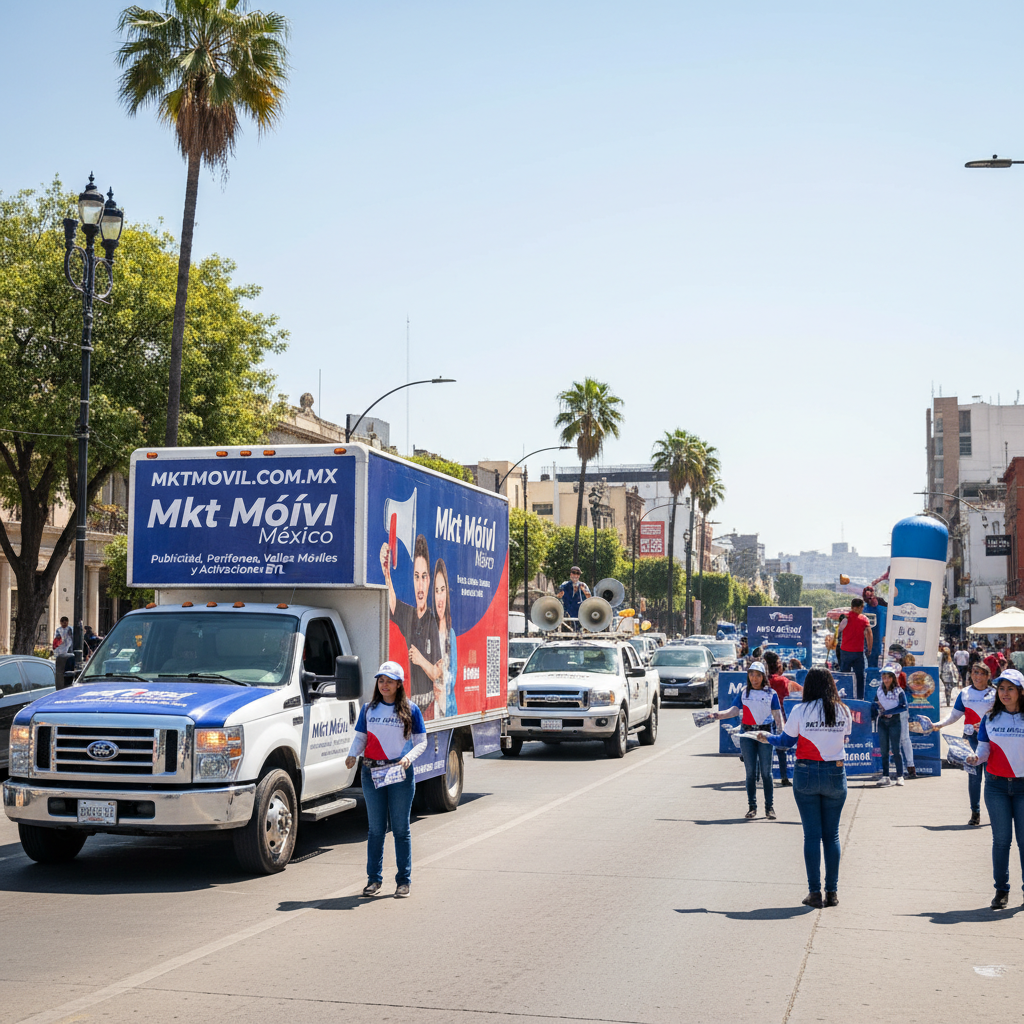 Mkt Móvil México - Publicidad, Perifoneo, Vallas Móviles y Activaciones BTL