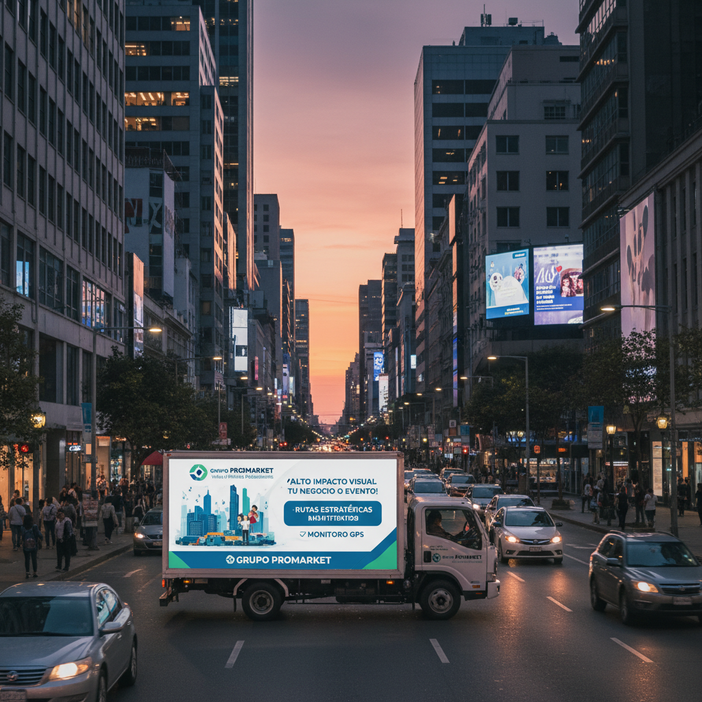 Vallas Móviles Publicitarias | Grupo Promarket