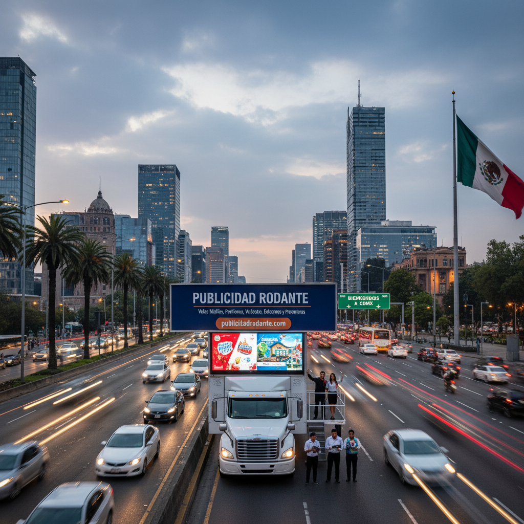 Publicidad Rodante - Vallas Móviles, Perifoneo, Volanteo y Activaciones en México