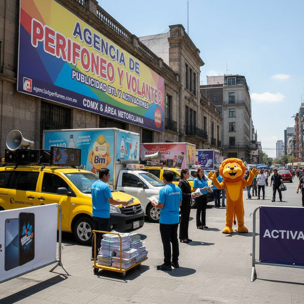 Agencia de Perifoneo y Volanteo | Publicidad BTL y Activaciones