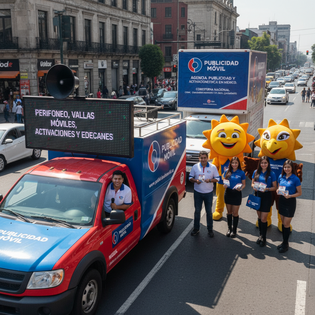 Publicidad Móvil | Perifoneo, Vallas Móviles, Activaciones y Edecanes