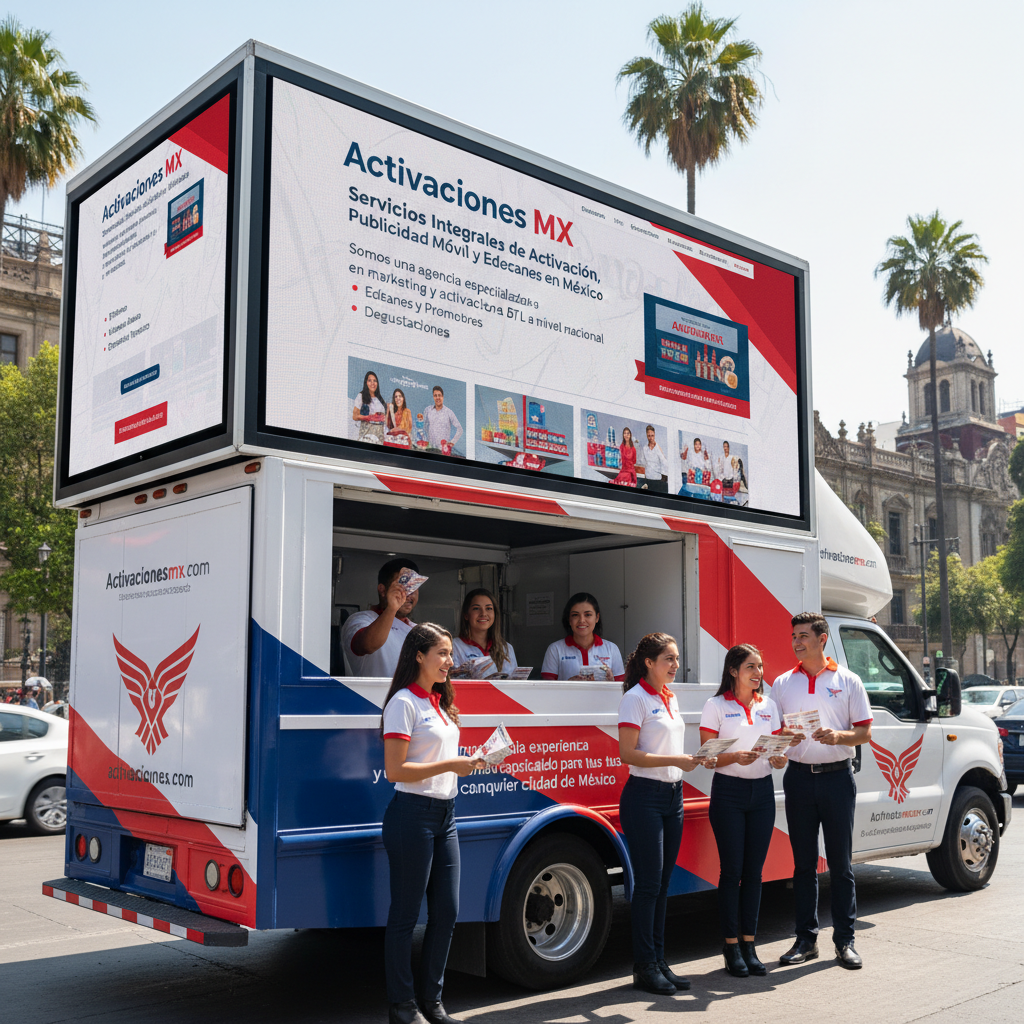 Servicios Integrales de Activación, Publicidad Móvil y Edecanes en México