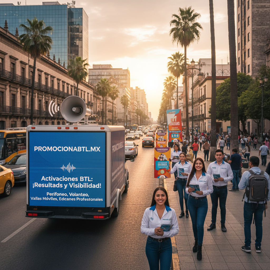 Activaciones BTL: Perifoneo, Volanteo, Vallas Móviles y Edecanes Profesionales
