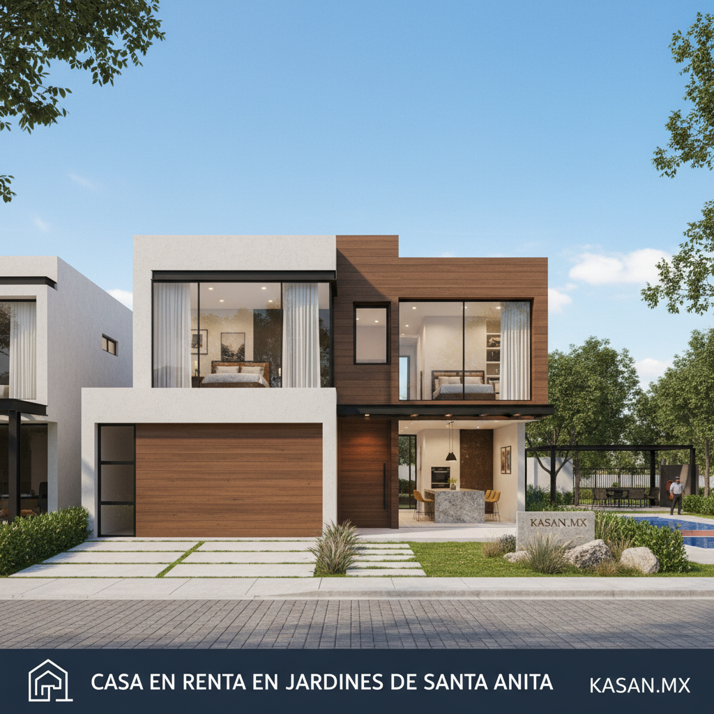 CASA EN RENTA EN JARDINES DE SANTA ANITA, TLAJOMULCO DE ZÚÑIGA