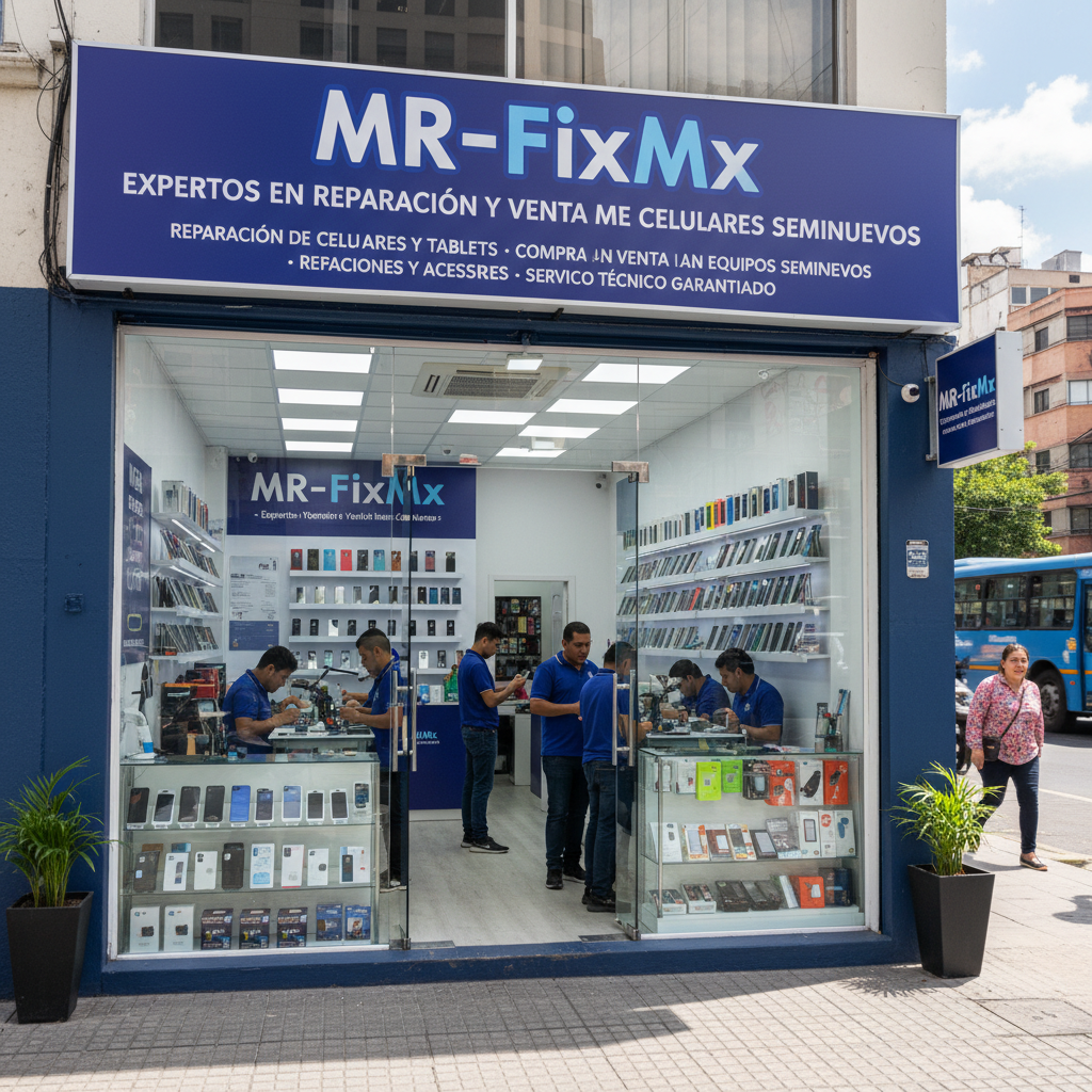 MR-FixMx - Expertos en Reparación y Venta de Celulares Seminuevos