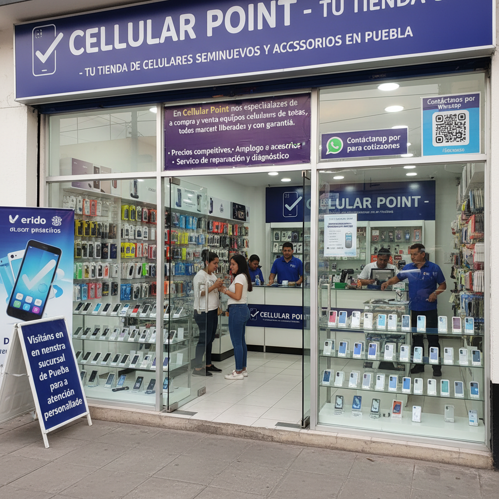 Cellular Point - Tu Tienda de Celulares Seminuevos y Accesorios en Puebla