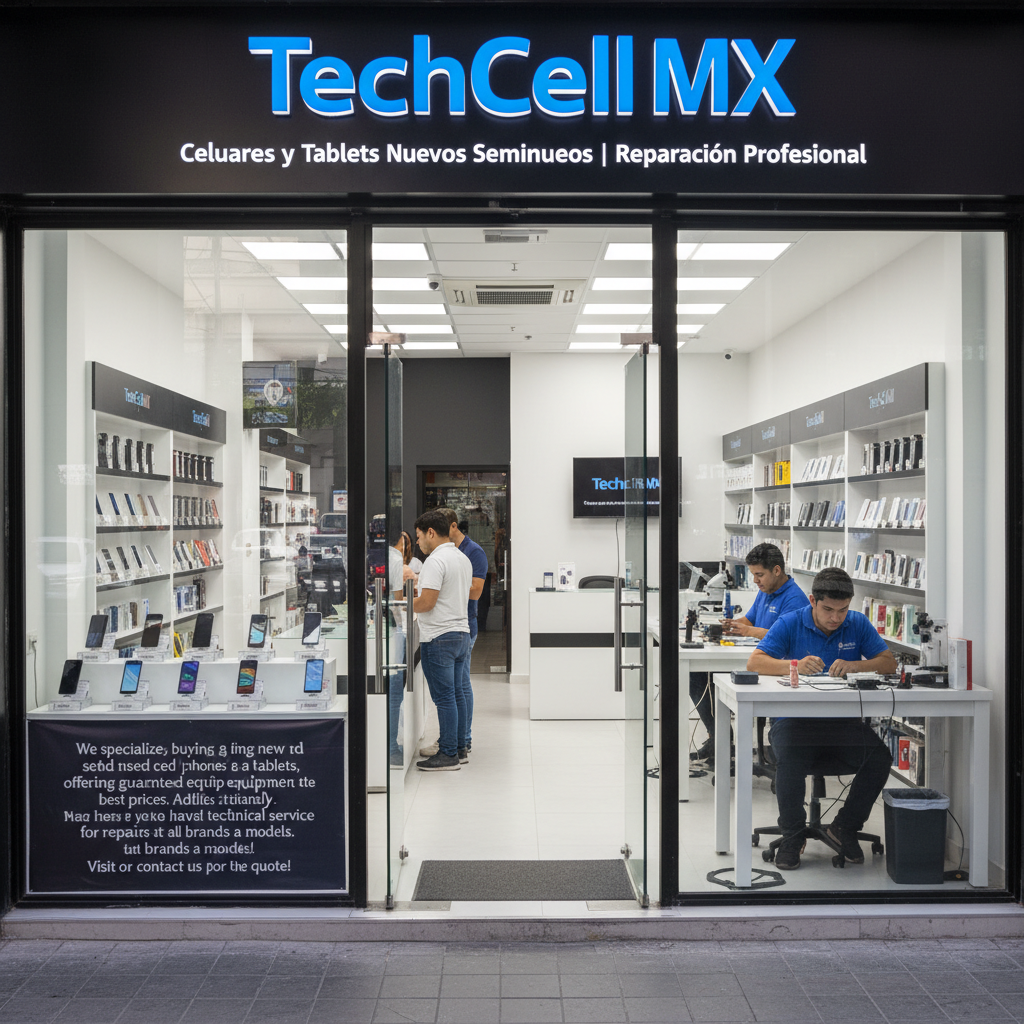 TechCell MX - Celulares y Tablets Nuevos y Seminuevos | Reparación Profesional
