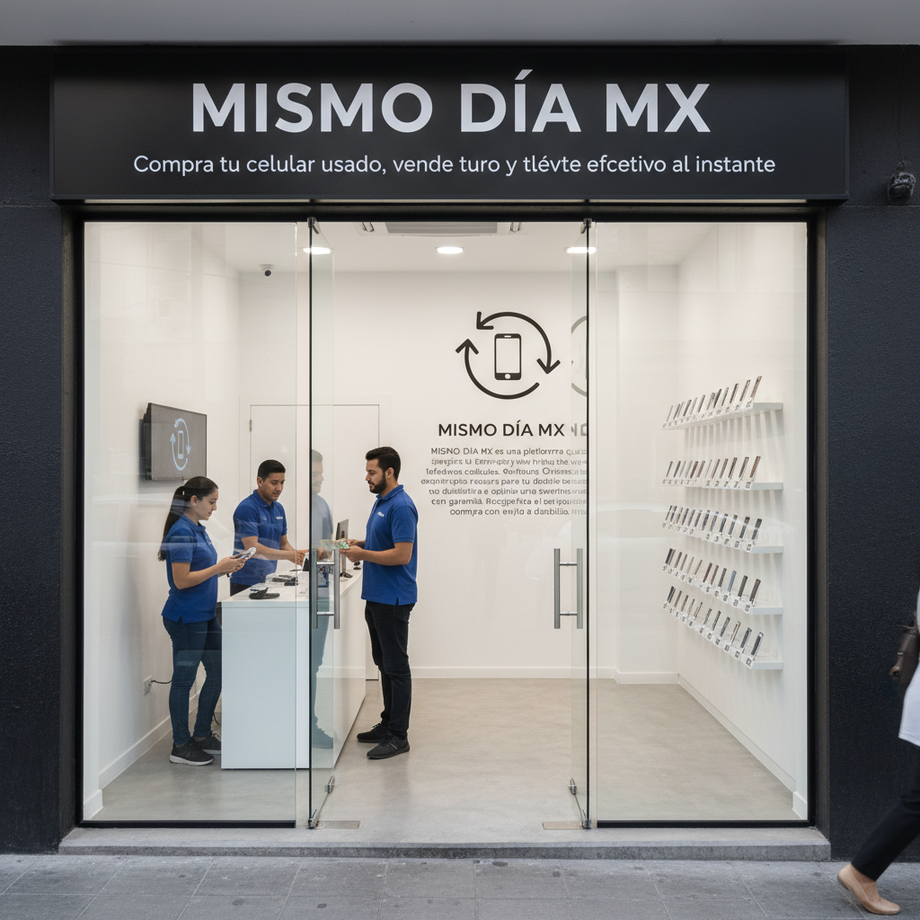Mismo Día MX | Compra tu celular usado, vende el tuyo y llévate efectivo al instante.