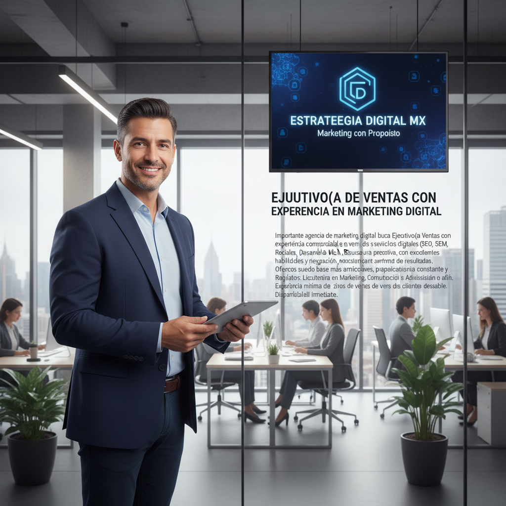 Ejecutivo(a) de Ventas con Experiencia en Marketing Digital