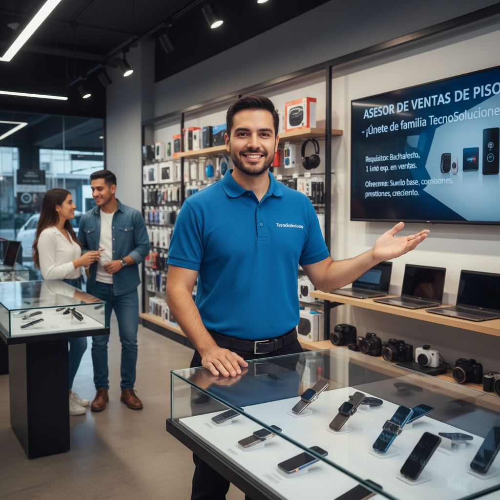 Asesor de Ventas de Piso - Tienda de Electrónica