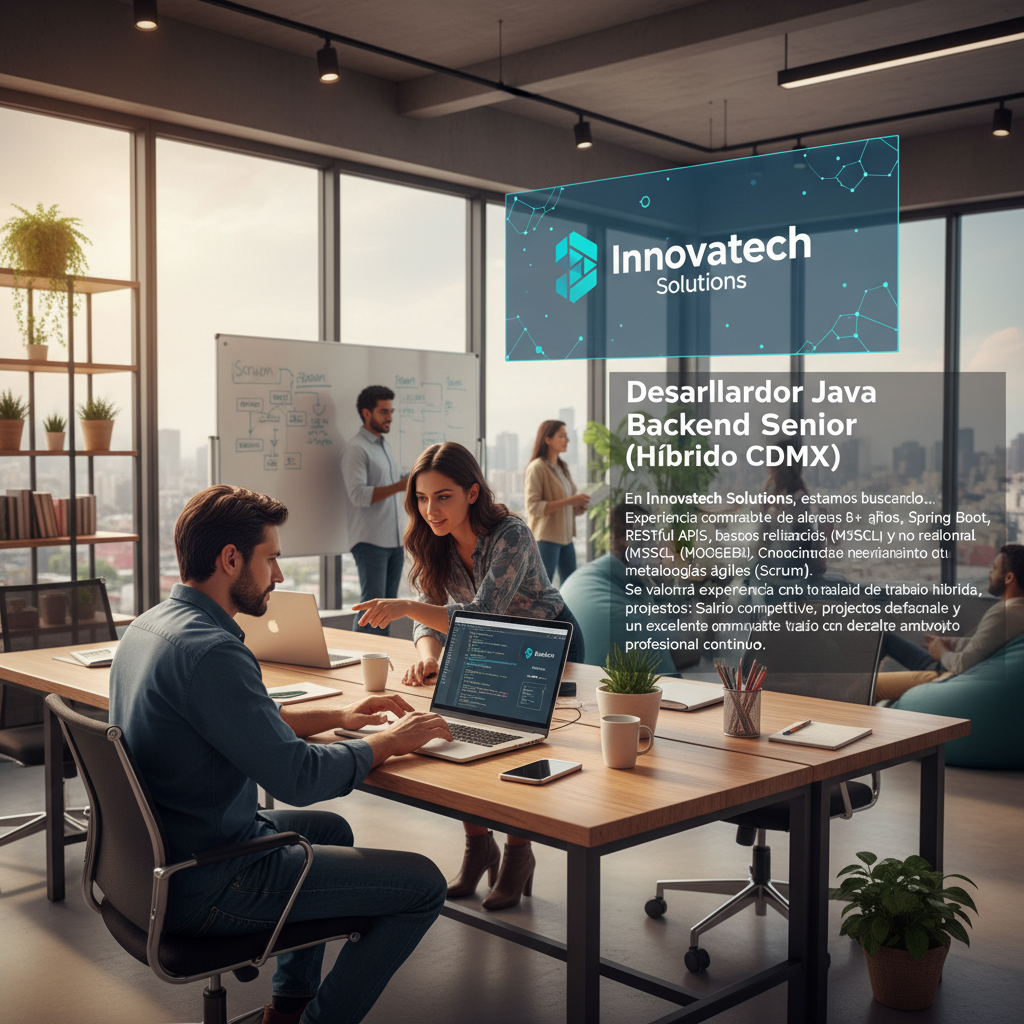 Desarrollador Java Backend Senior (Híbrido CDMX)
