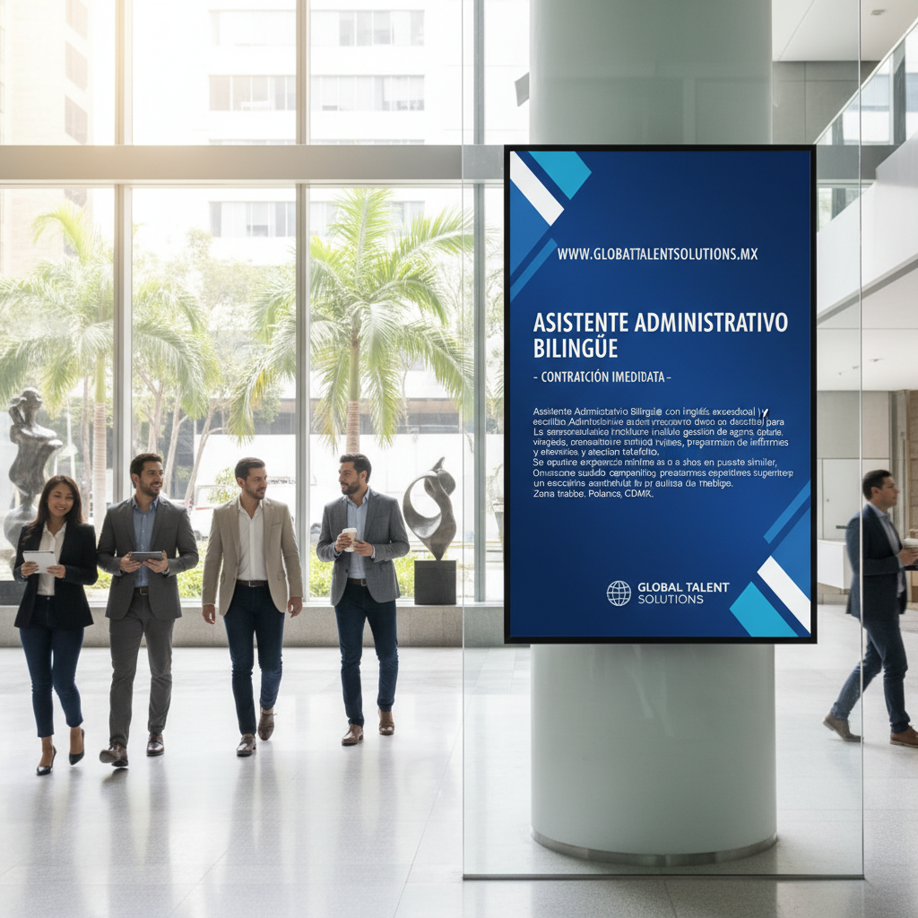 Asistente Administrativo Bilingüe - Contratación Inmediata