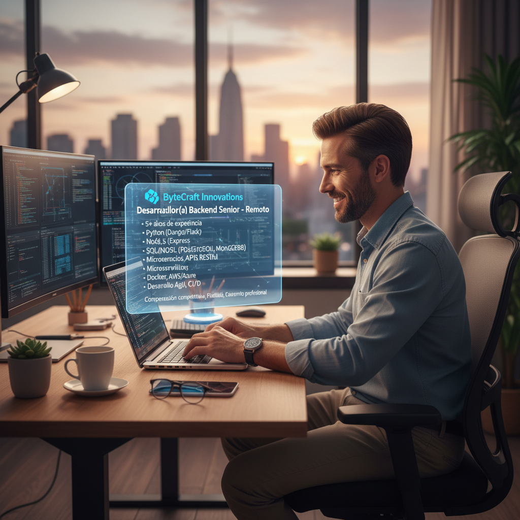 Desarrollador(a) Backend Senior - Remoto