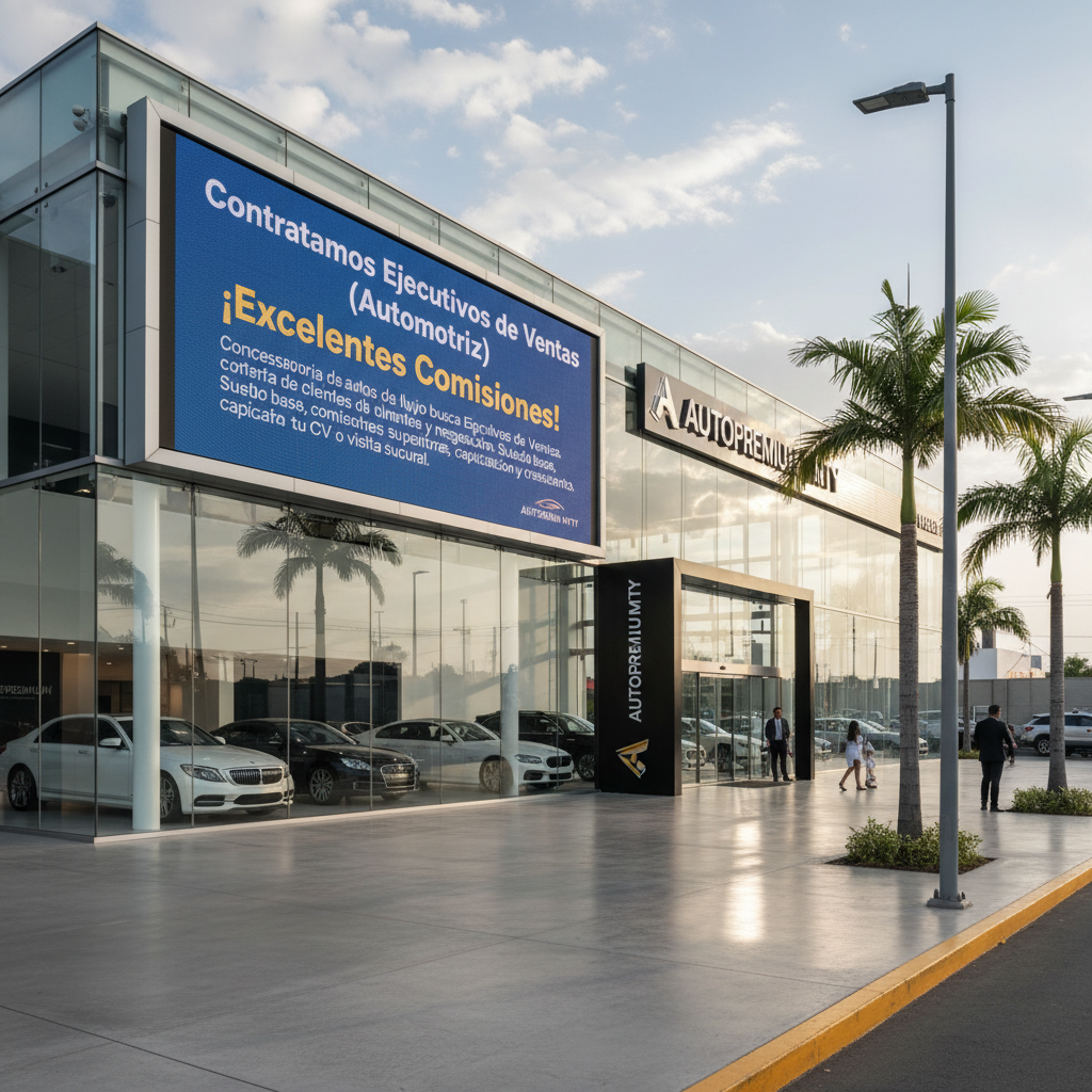 Contratamos Ejecutivos de Ventas (Automotriz) - Excelente Comisiones