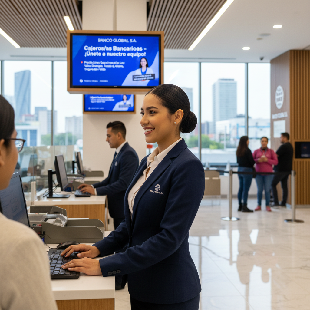 Cajero/a Bancario/a - Sucursal Monterrey