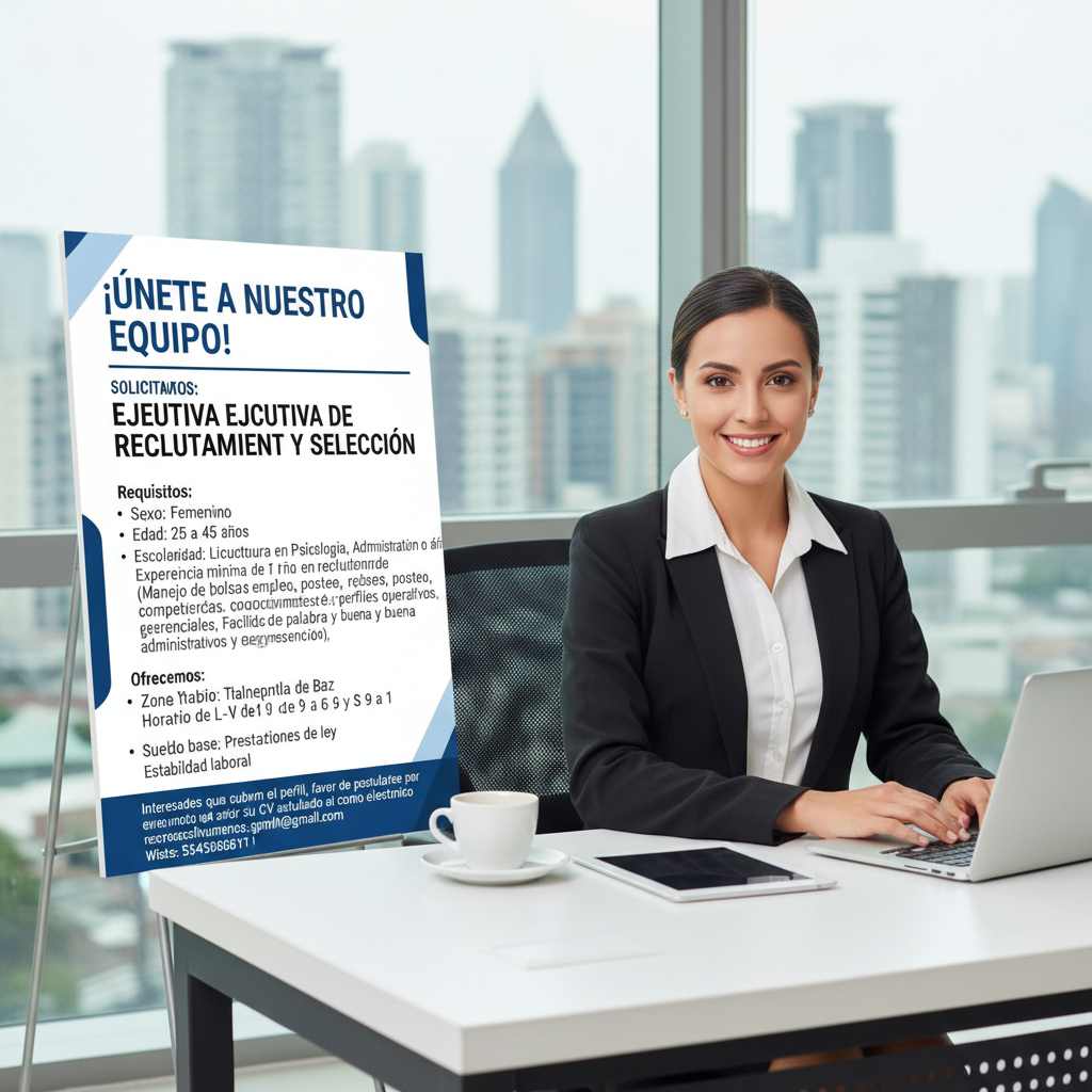 EJECUTIVA DE RECLUTAMIENTO Y SELECCIÓN